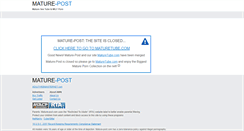 Desktop Screenshot of mature-post.com