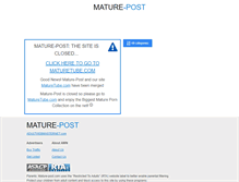 Tablet Screenshot of mature-post.com